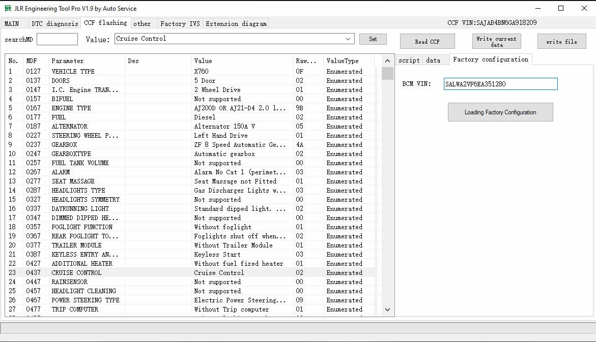 JET-PRO interface screenshot 11